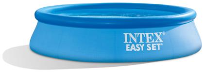 Easy Set Στρογγυλή Φουσκωτή Μπλε Intex