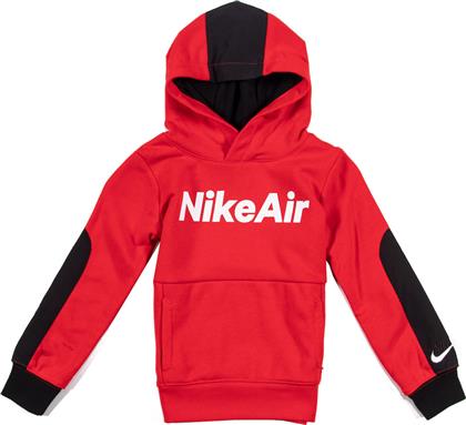 Jordan Παιδικό Φούτερ με Κουκούλα για Αγόρι Κόκκινο Air