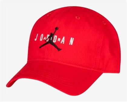 Παιδικό Καπέλο Jockey Υφασμάτινο Curve Brim Κόκκινο Jordan