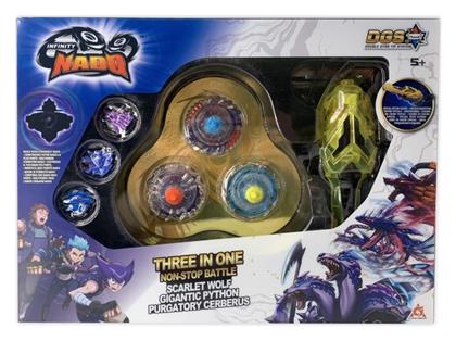 Infinity Nado 3 In 1 Playset Scarlet Wol, Gigantic Python,Purgatory Cerberus για 5+ Ετών Just Toys