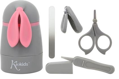 Kiokids Σετ Περιποίησης Νυχιών Μωρού Λαγουδάκι Ροζ 4τμχ από το Spitishop