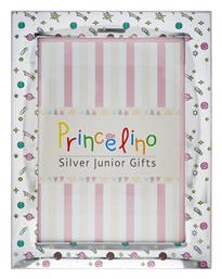 Παιδική Κορνίζα Ασημένια σε Ασημί Χρώμα Kiriakos Gofas