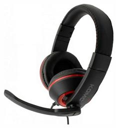 Komc Α14 On Ear Gaming Headset με σύνδεση 3.5mm Κόκκινο - OEM από το Filinda