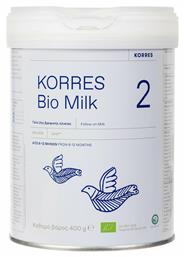 Korres Γάλα σε Σκόνη Bio Milk 2 Χωρίς Γλουτένη για 6m+ 400gr