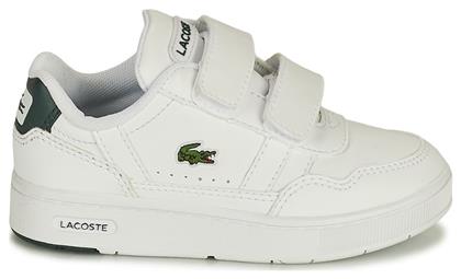 Παιδικά Sneakers με Σκρατς Λευκά Lacoste