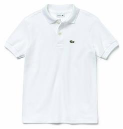 Παιδικό Καλοκαιρινό Polo Κοντομάνικο Λευκό Lacoste