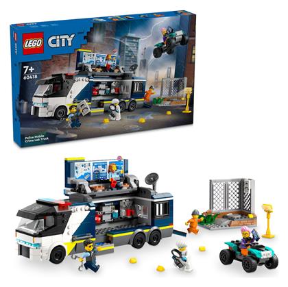 City Police Mobile Crime Lab Truck για 7+ Ετών Lego