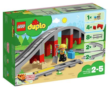 Lego Duplo: Train Bridge and Tracks για 2 - 5 ετών από το e-shop
