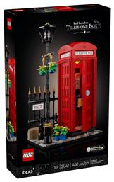 Ideas Red London Telephone Box για 18+ Ετών Lego