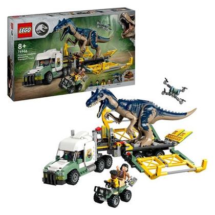 Jurassic World Allosaurus Transport Truck για 8+ Ετών 588τμχ Lego