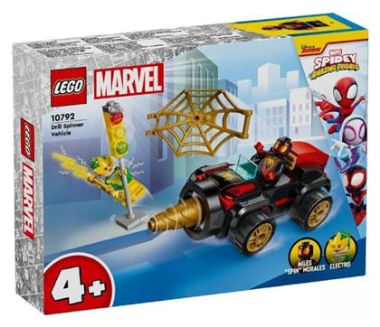 Marvel Spidey Drill Spinning Vehicle για 4+ Ετών 84τμχ Lego