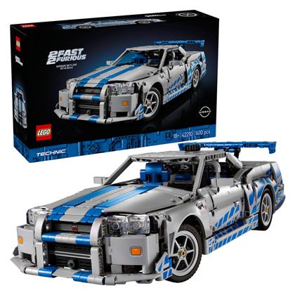 Technic 2 Fast 2 Furious Nissan Skyline GT-R (R34) Car για 18+ Ετών 1.410τμχ Lego