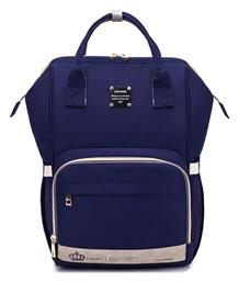 Τσάντα-Αλλαξιέρα Πλάτης Navy Blue 30x22x39εκ. Lequeen