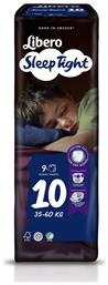 Libero Sleep Tight Πάνες Βρακάκι No. 10 για 35-60kg 9τμχ