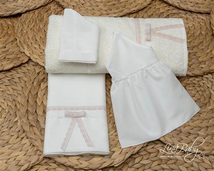 Lina Baby Σετ Βαπτιστικά Λαδόπανα Claire Εκρού 6τμχ από το Ladopano