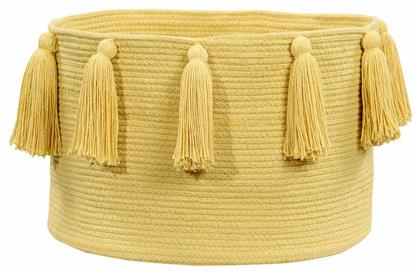 Basket Tassels Yellow Lorena Canals