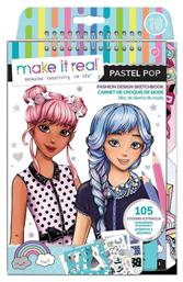 Ζωγραφική Fashion Design Sketchbook Pastel Pop για Παιδιά 6+ Ετών Make It Real