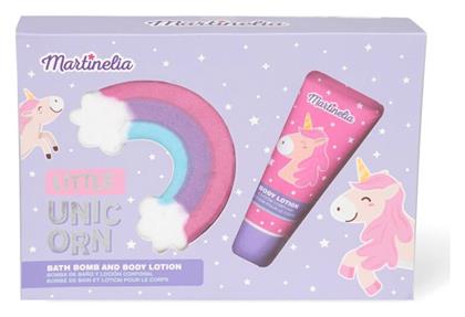 Little Unicorn Body Lotion 60ml & Bath Bomb 150g 2τμχ Martinelia