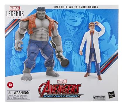 Marvel Legends Gray Hulk and Dr. Bruce Banner για 4+ Ετών 15εκ. Hasbro από το Designdrops