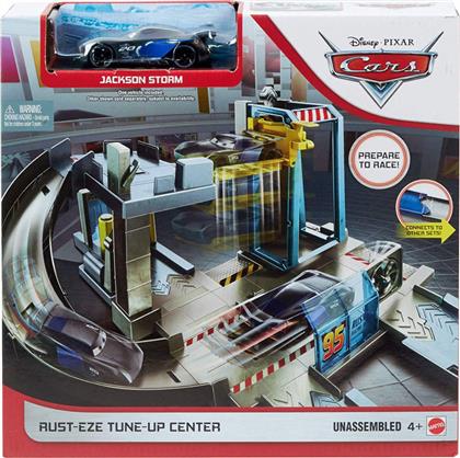 Mattel Cars Rust-eze Tune-up Center with Jackson Storm and Play Areas από το Moustakas Toys