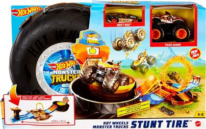 Mattel Hot Wheels Monster Trucks Πίστα Super Ρόδα από το Moustakas Toys