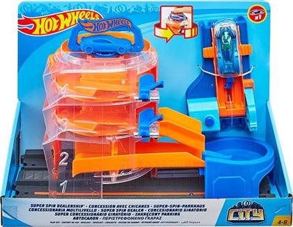 Mattel Hot Wheels Super Spin Dealership από το Moustakas Toys