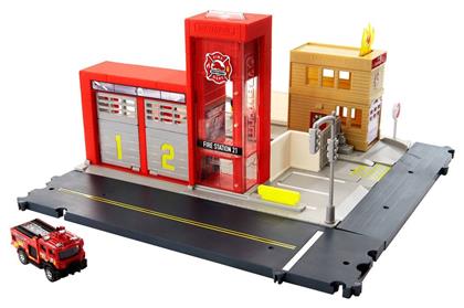 Mattel Matchbox Action Drivers Πίστα Matchbox Fire Station Rescue για 4+ Ετών