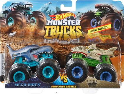 Mattel Σετ Αυτοκινητάκια Hot Wheels Monster Trucks για 3+ Ετών (Διάφορα Σχέδια) 2τμχ από το Plus4u
