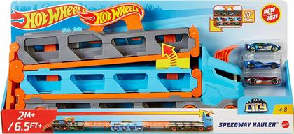 Mattel Σετ Φορτηγό Hot Wheels Speedway Hauler για 4+ Ετών από το ToyGuru