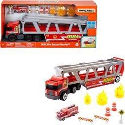 Mattel Σετ Φορτηγό Matchbox Transporter Fire Truck για 3+ Ετών από το Toyscenter