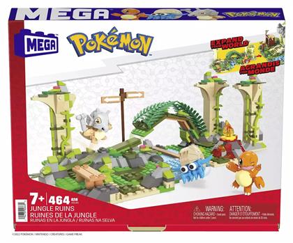 Mattel Τουβλάκια Mega Pokémon Adventure Builder - Forgotten Ruins για 7+ Ετών 464τμχ από το Plus4u