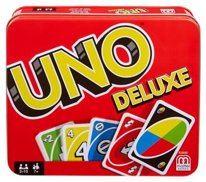 Uno Deluxe Card Game 7+ Ετών Mattel