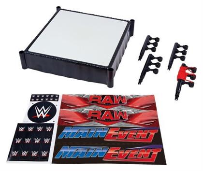 Wwe Superstar Ring Labels Main Event & Raw Spring-loaded Elastic Ring Ropes Σετ Παιχνίδι Κούκλες Jdj20 Mattel