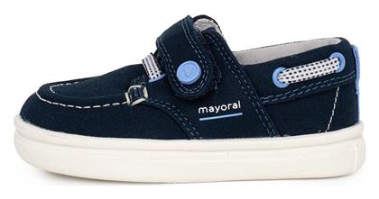 Suede Παιδικά Μοκασίνια με Σκρατς Μπλε Mayoral από το SerafinoShoes