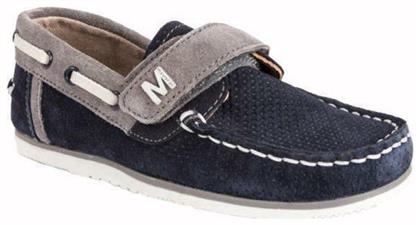 Suede Παιδικά Μοκασίνια με Σκρατς Navy Μπλε Mayoral από το SerafinoShoes