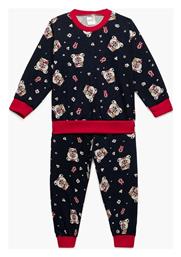 Παιδική Πιτζάμα Χειμωνιάτικη Μπλε PRINTS Minerva