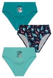 Sharks Παιδικό Σετ με Βρακάκια Πράσινα 3τμχ Minerva