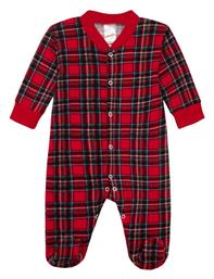 Βρεφικό Φορμάκι Μακρυμάνικο Κόκκινο Minerva