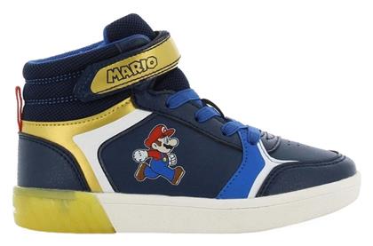 Παιδικά Sneakers High Super Mario με Φωτάκια για Αγόρι Μπλε Modum