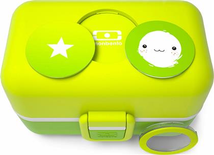 Monbento MB Tresor Πλαστικό Παιδικό Σετ Φαγητού Green Apple Μ16 x Π9.2 x Υ10.4cm από το Koolfly