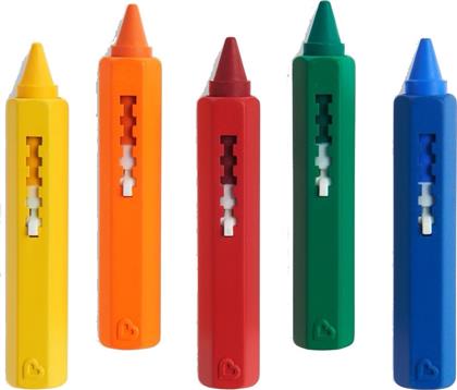 Munchkin Bath Time Crayons Μαρκαδόροι Μπάνιου για 36+ Μηνών 5τμχ από το Public