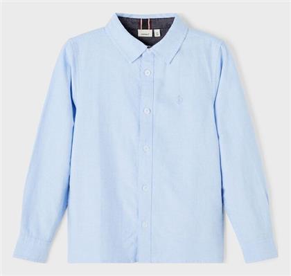 Παιδικό Μονόχρωμο Πουκάμισο Μακρυμάνικο Name It