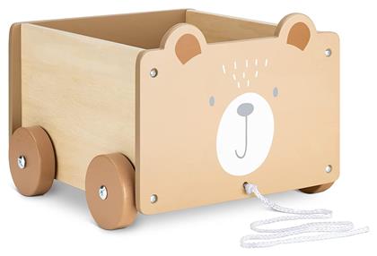 Παιδικό Κουτί Αποθήκευσης από Ξύλο Πράσινο 25.5x24x20cm Navaris