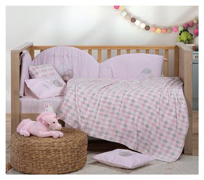 Nef-Nef Homeware Κουβέρτα Αγκαλιάς & Λίκνου Fleece Pink 75x110εκ. 036122 - Nef Nef