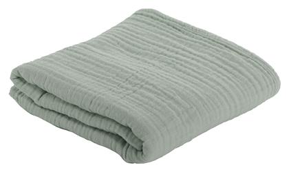 Nef-Nef Homeware Κουβέρτα Κούνιας Whisper Βαμβακερή Πράσινη 110x150εκ. Nef Nef