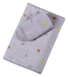 Nef-Nef Homeware Little Star Σετ Βρεφικές Πετσέτες Grey 2τμχ Βάρους 460gr/m² - Nef Nef