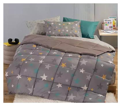 Nef-Nef Homeware Παιδικό Πάπλωμα Διπλής Όψης Μονό Stars Above Γκρι 160x220εκ. Nef Nef