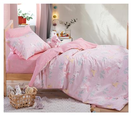 Nef-Nef Homeware Σετ Σεντόνια Μονά Βαμβακερά Unicorn Forever 170x260cm - Nef Nef