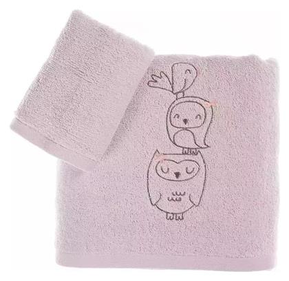 Nef-Nef Homeware Σετ Βρεφικές Πετσέτες 2τμχ Best Friends Lavender 70x140cm Βάρους 420gr/m² - Nef Nef