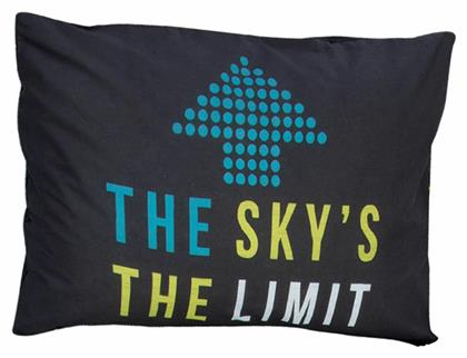 Nef-Nef Homeware Sky Is The Limit Παιδική Μαξιλαροθήκη από 100% Βαμβάκι 52x72εκ. Petrol - Nef Nef